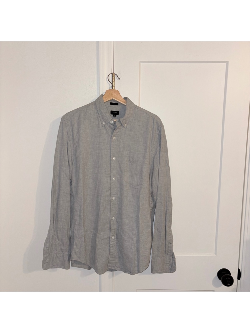 J.Crew $98 Men’s M Slim gray long sleeve button-up Dress shirt